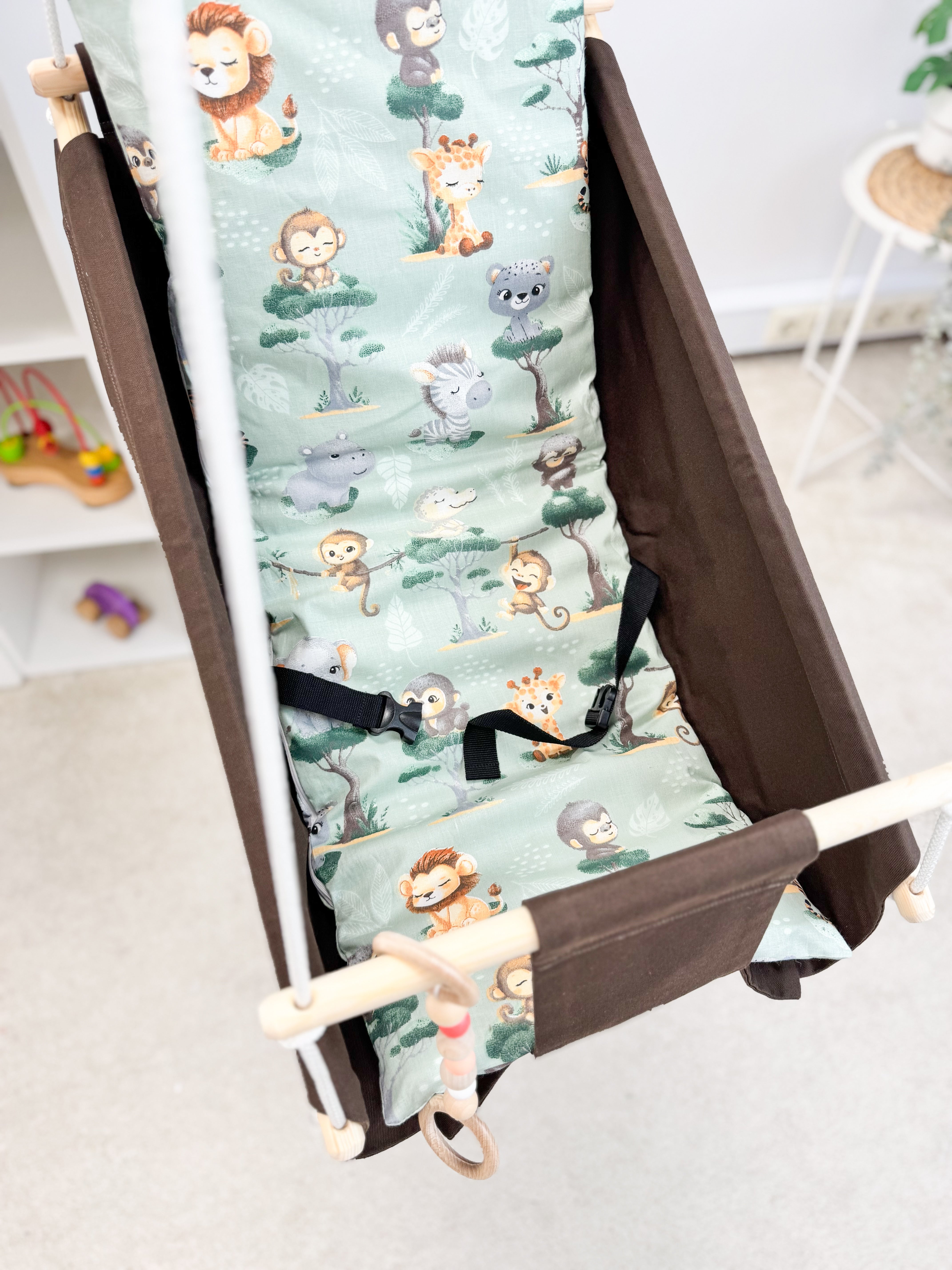 Sinepju dzeltens šūpulis "Dzīvnieki"