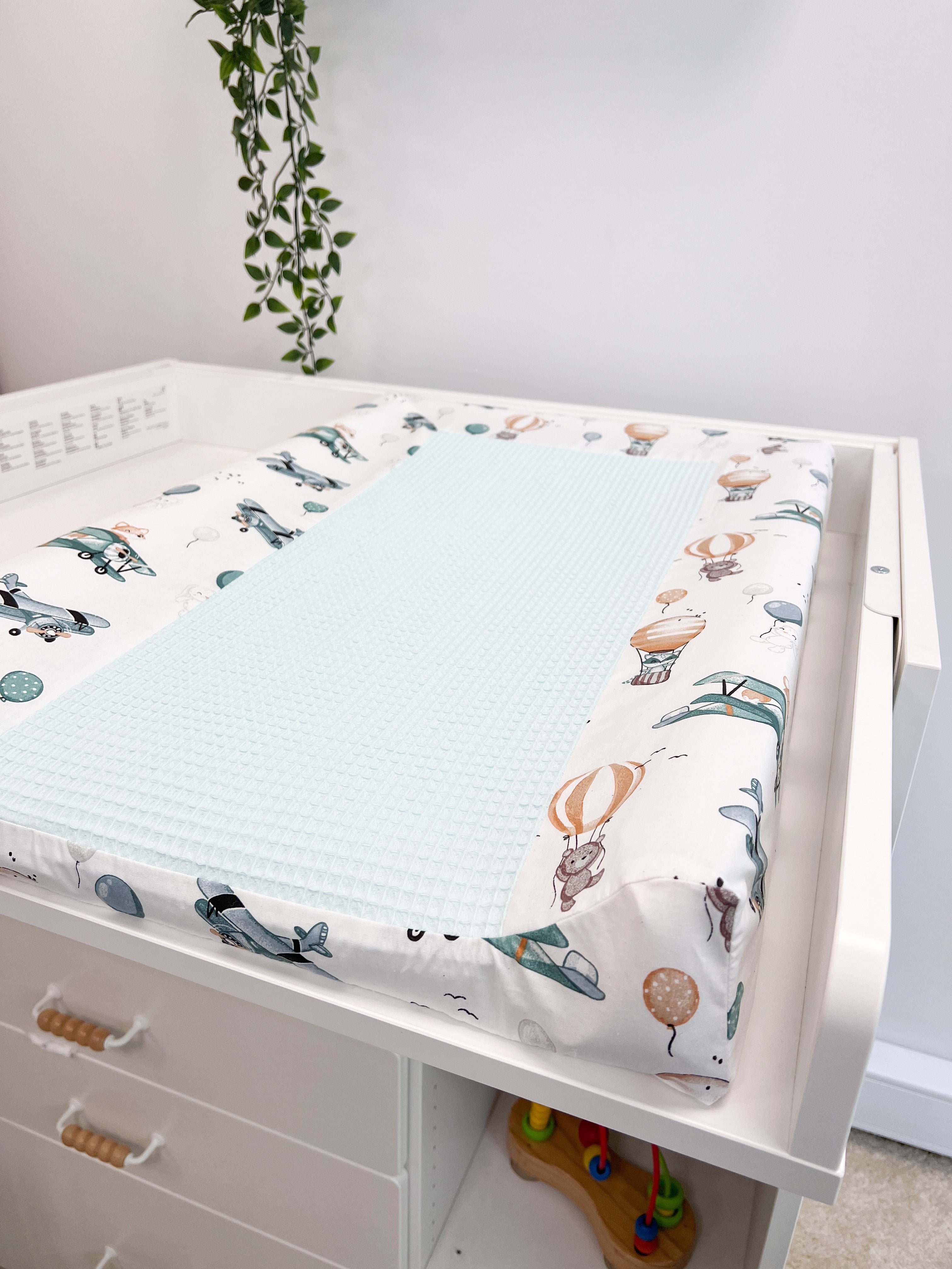 Changing pad cover - Plane