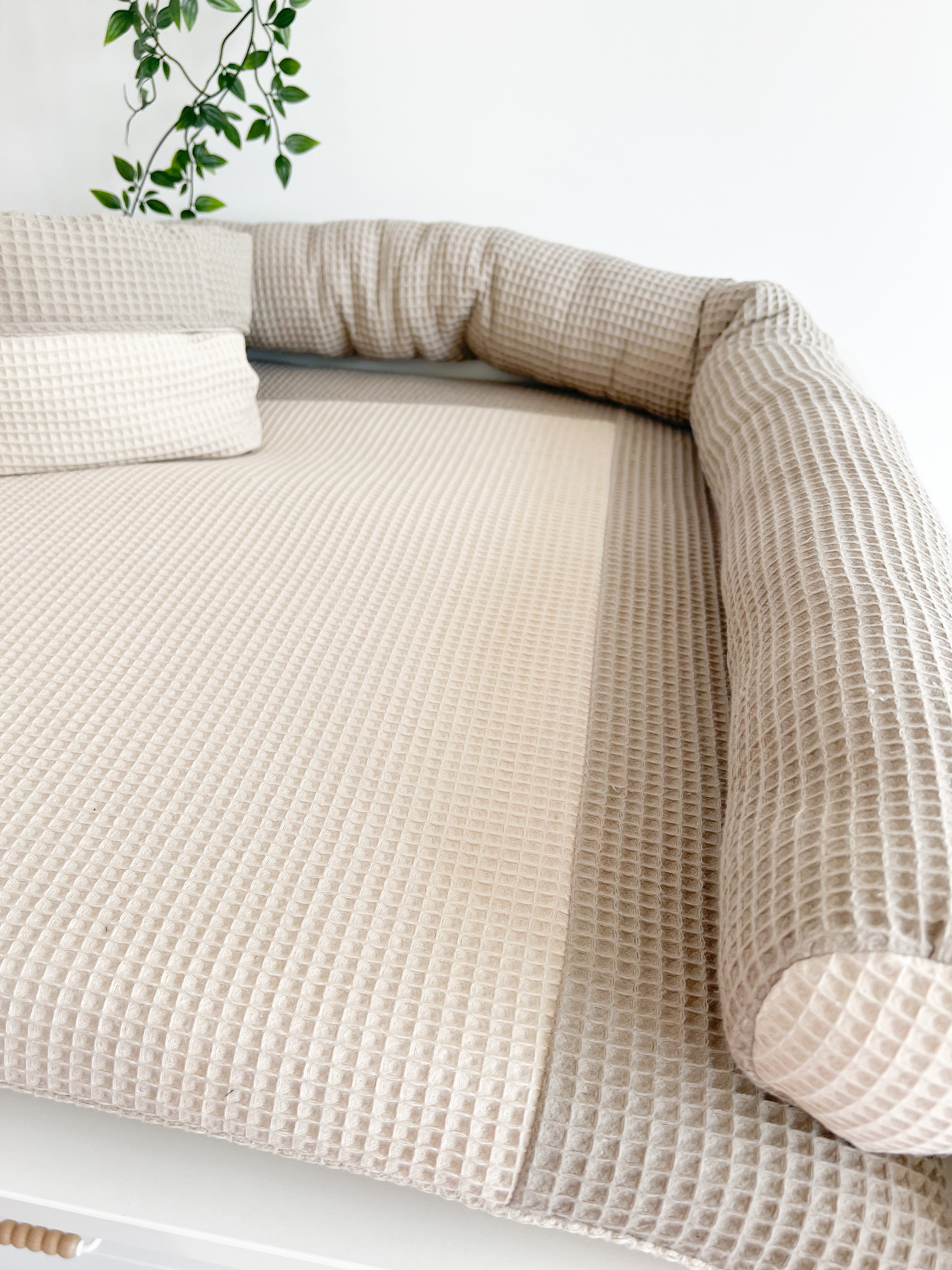 Kokvilnas pārtinamā virsma - Bēšs