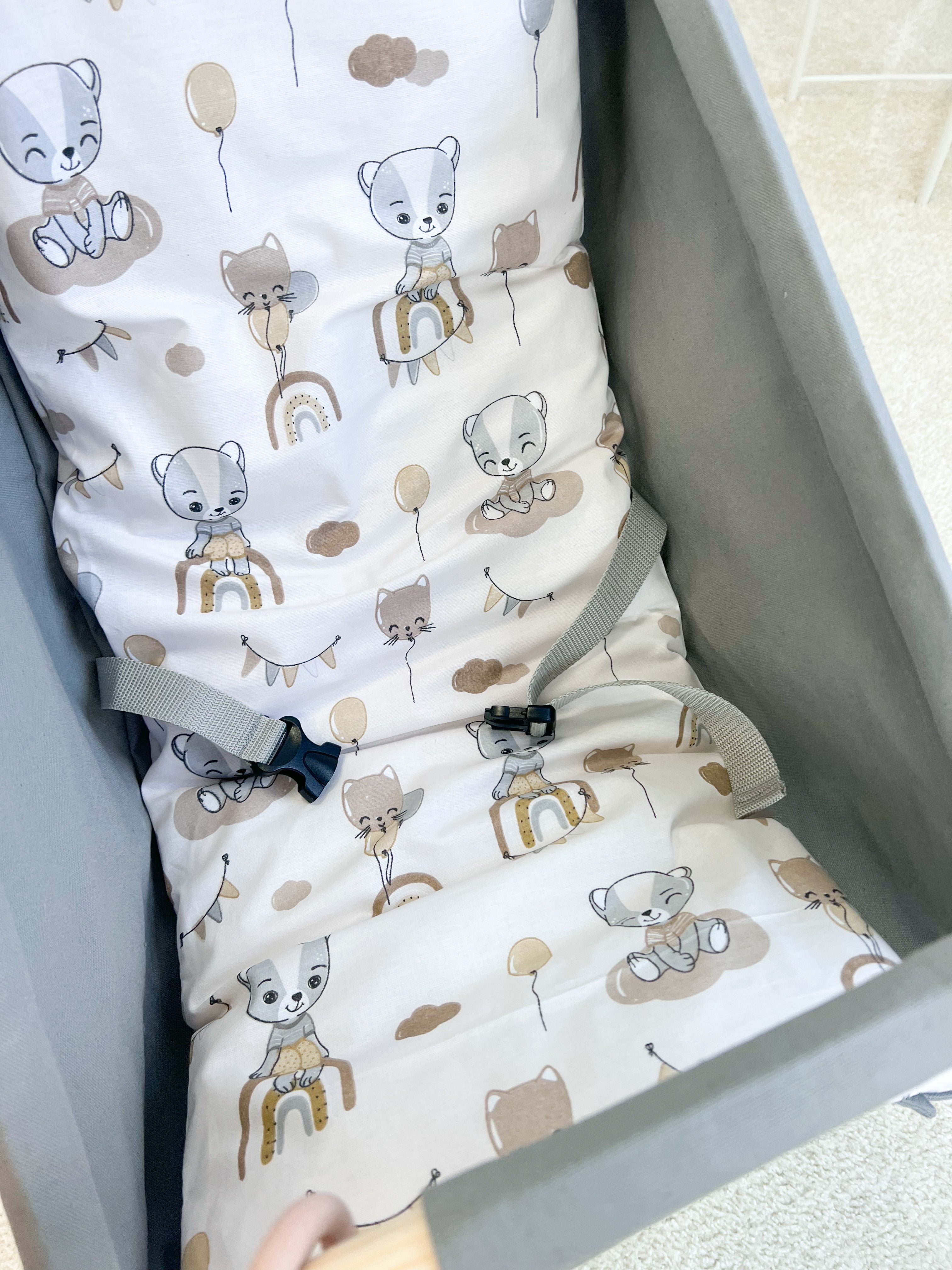 Hammock swing baby "Gray baby bear"